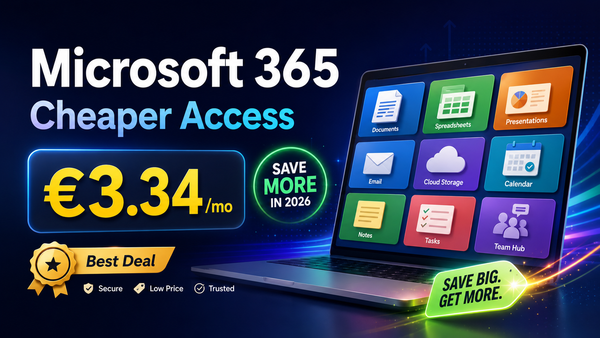 How to Get Microsoft 365 Cheap in 2026: Word, Excel, PowerPoint & OneDrive for Less